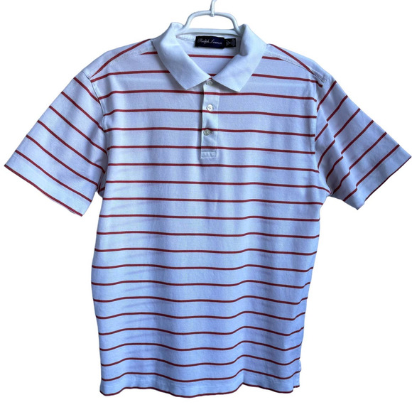 Ralph Lauren Purple Label Other - Ralph Lauren Purple Label Striped Mercerized Cotton Italy Made Polo Shirt Medium